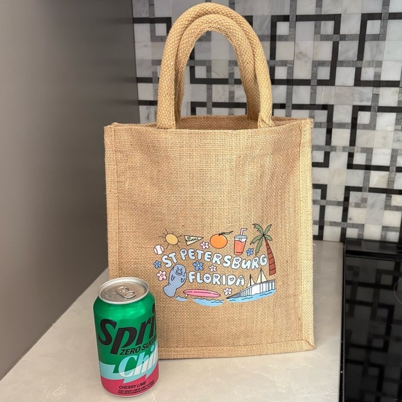 St. Petersburg, Florida Tote Bags | Handmade Wedding Welcome Bags / Favor Bags - Picture 5 of 9